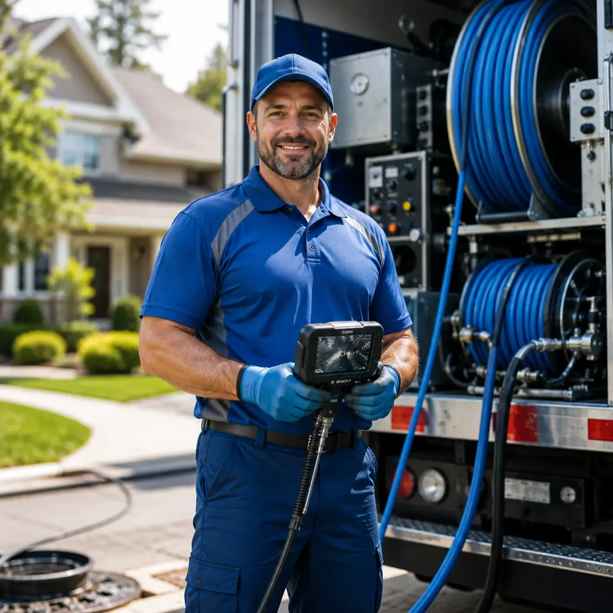 Local outdoor drain cleaning specialists in Hext, TX